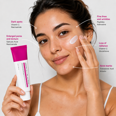 Arbutin 7% + Tranexamic Acid 4% Cream